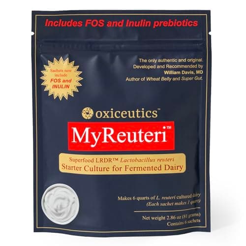 MyReuteri Complete Starter Culture (LRDR + FOS/Inulin) — Makes 6 Quarts - image from Amazon 1