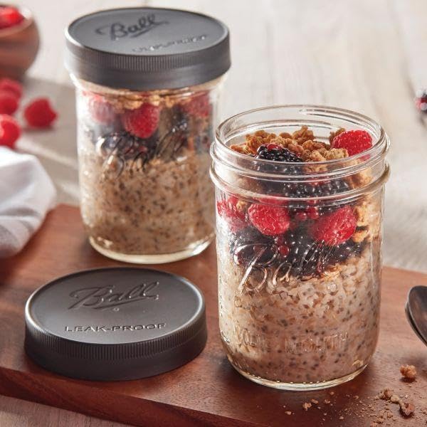 Ball Leak-Proof Plastic Lids for Regular Mouth Mason Jars (6-Pack) - image from Amazon 3