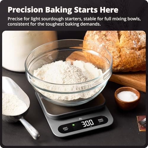 Greater Goods High Capacity Kitchen Scale (22lb, Stainless Steel) - image from Amazon 4