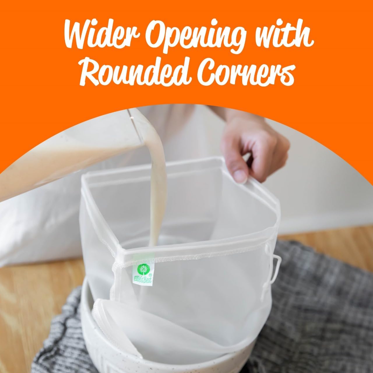Ellie's Best Pro Quality Nut Milk Bag - image from Amazon 7