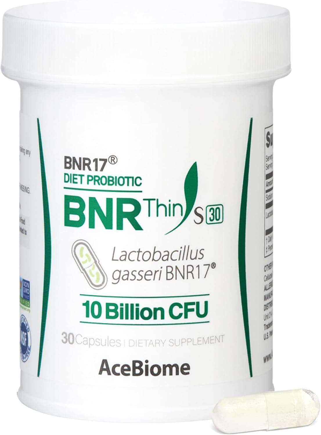 AceBiome BNRThin - L. Gasseri BNR17 for SIBO Yogurt - image from Amazon 1