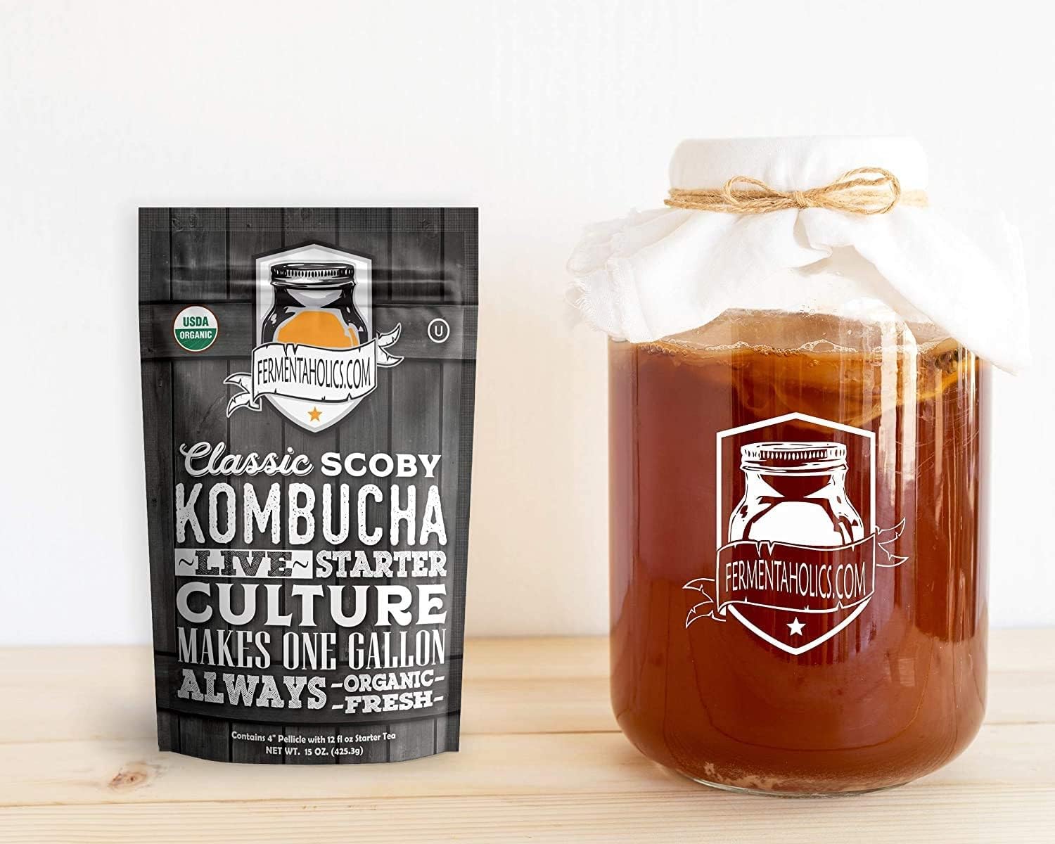 Fermentaholics Complete Kombucha Brewing Starter Kit - image from Amazon 8