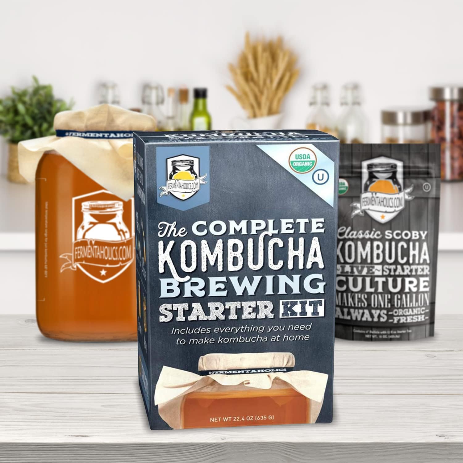 Fermentaholics Complete Kombucha Brewing Starter Kit - image from Amazon 4