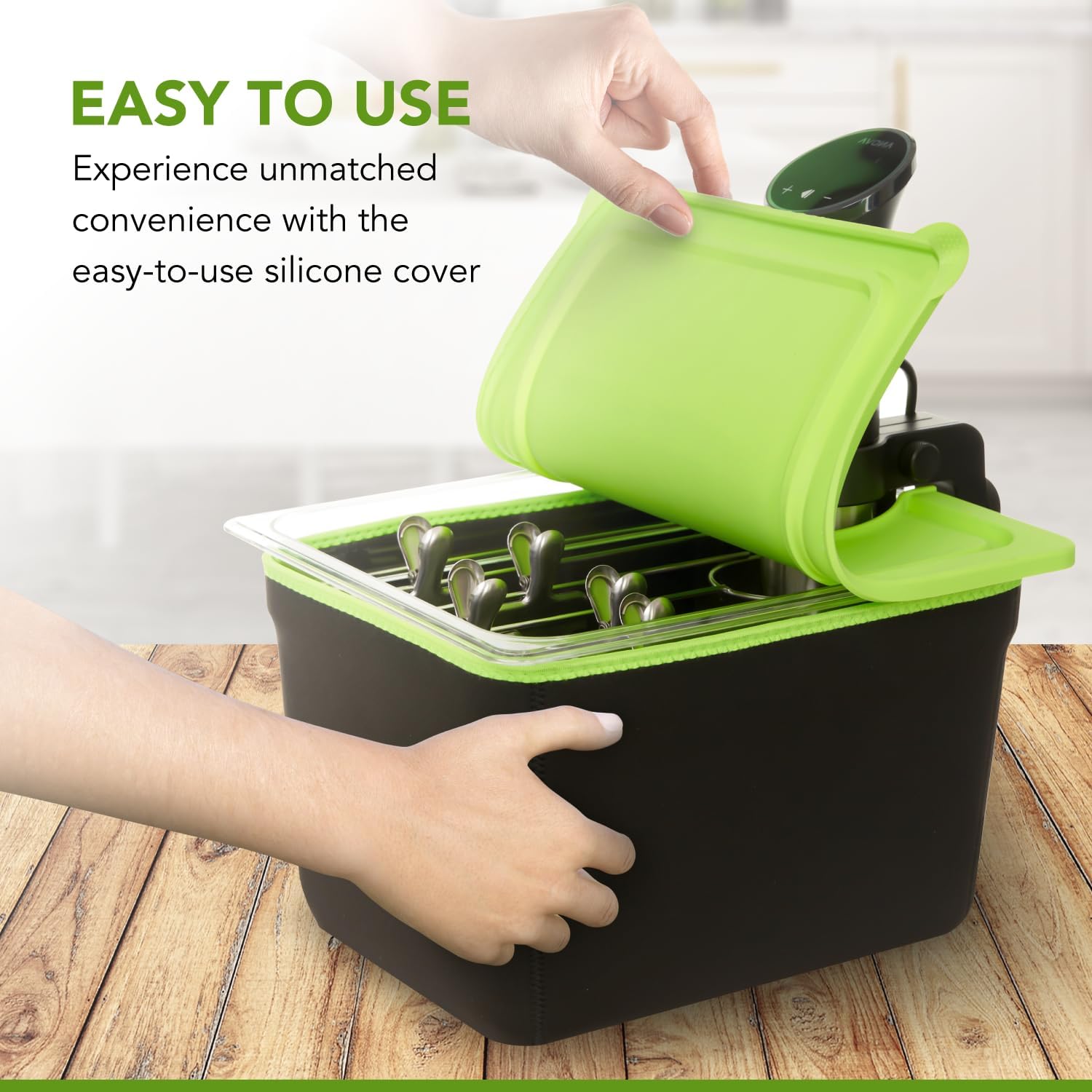 COSPARX Sous Vide Container 12 Qt (11.4L) - image from Amazon 3