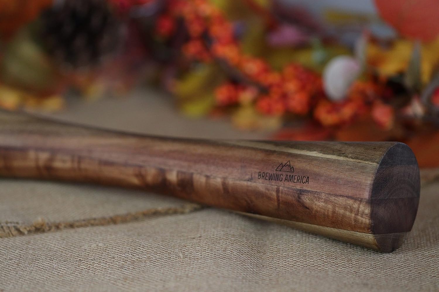 Brewing America Acacia Wood Vegetable Fermentation Tamper (12-inch) - image from Amazon 2