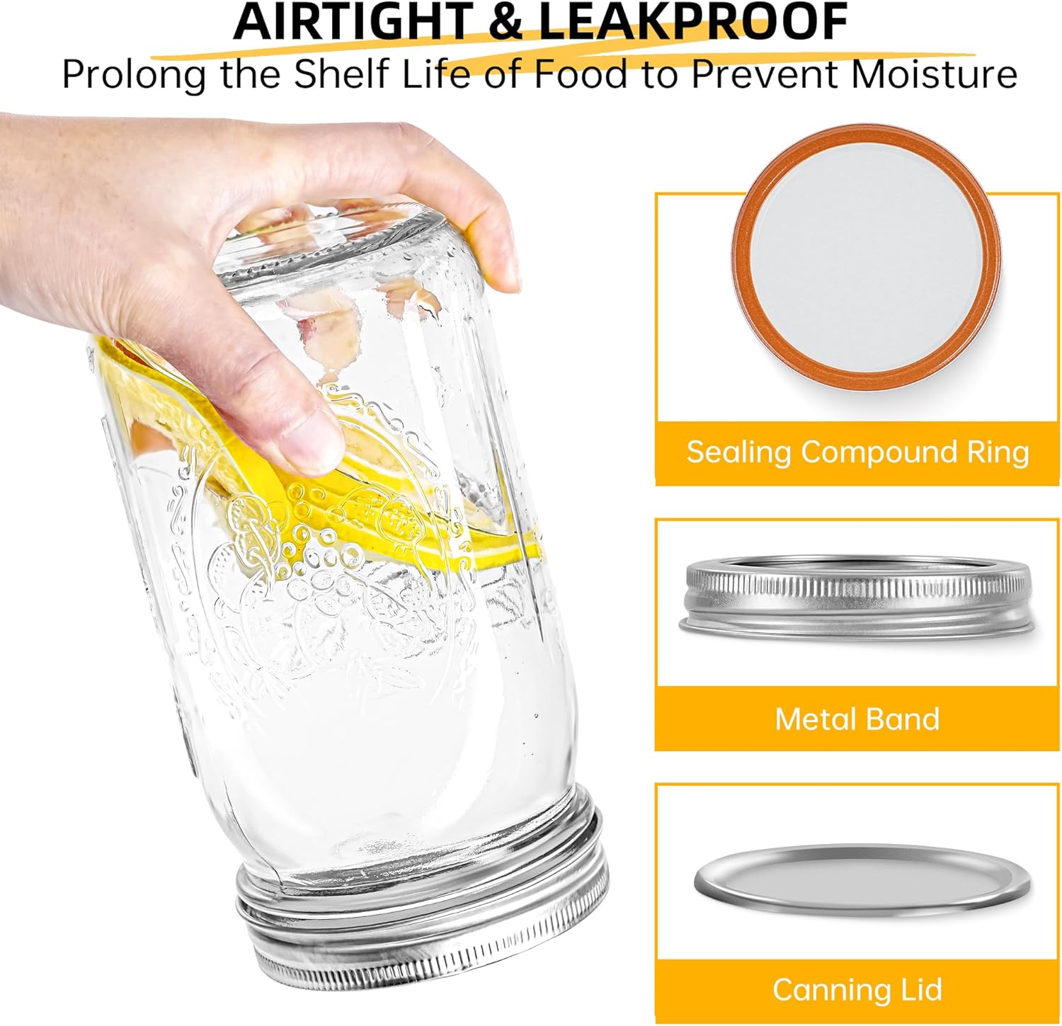 Wide Mouth Mason Jars 32 oz (4-Pack) by Miuyhji - image from Amazon 3
