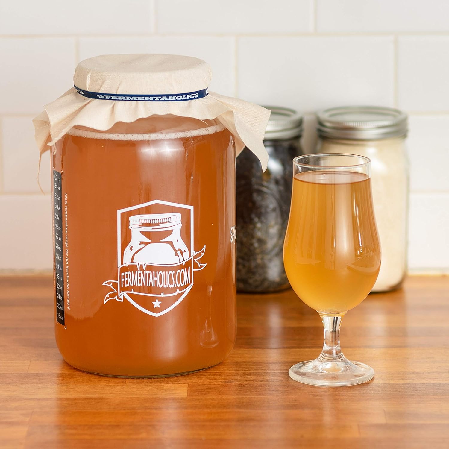 Fermentaholics Complete Kombucha Brewing Starter Kit - image from Amazon 3