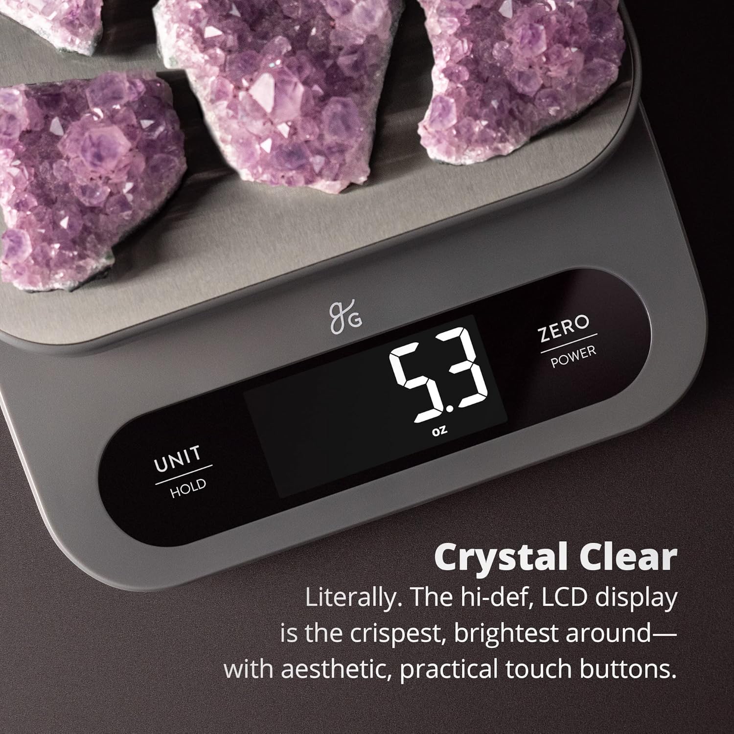 Greater Goods High Capacity Kitchen Scale (22lb, Stainless Steel) - image from Amazon 4