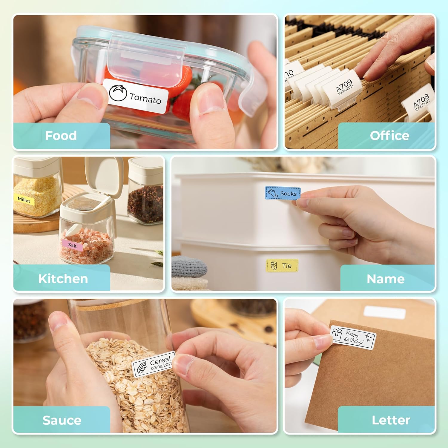 Nelko Label Maker Machine with Tape, P21 Bluetooth Label Printer - image from Amazon 9