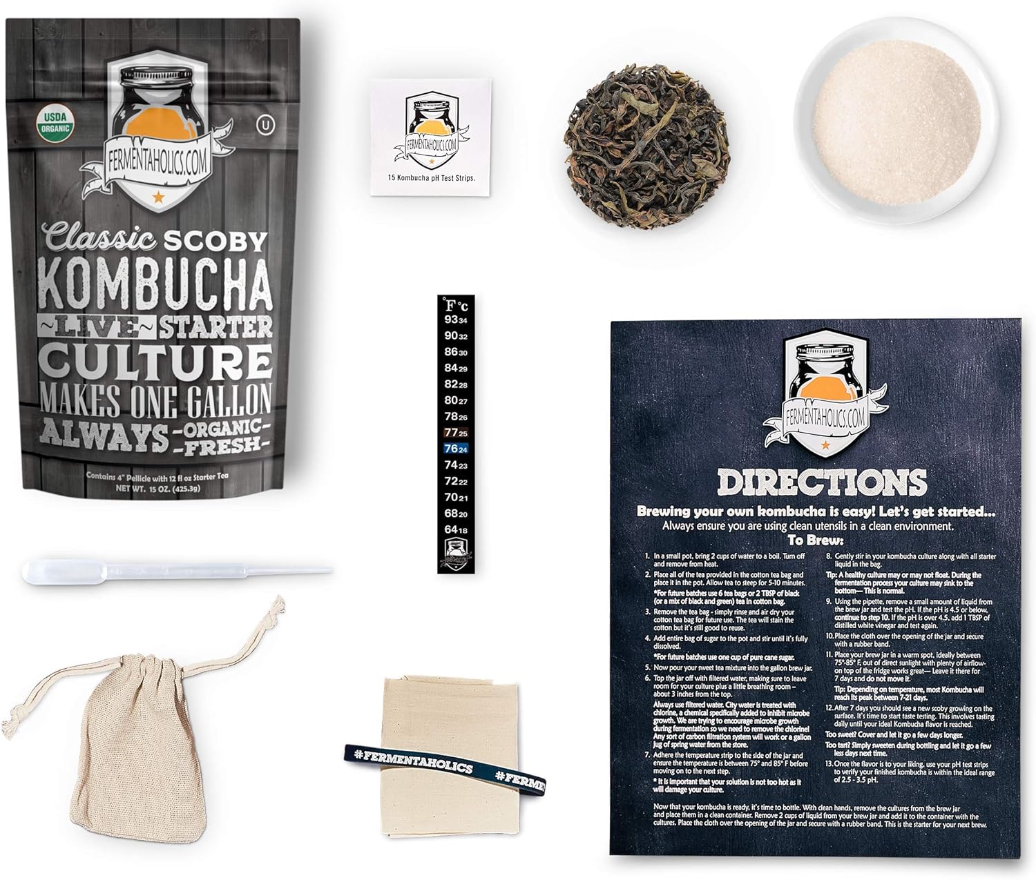 Fermentaholics Pro Kombucha Brewing Kit - image from Amazon 5