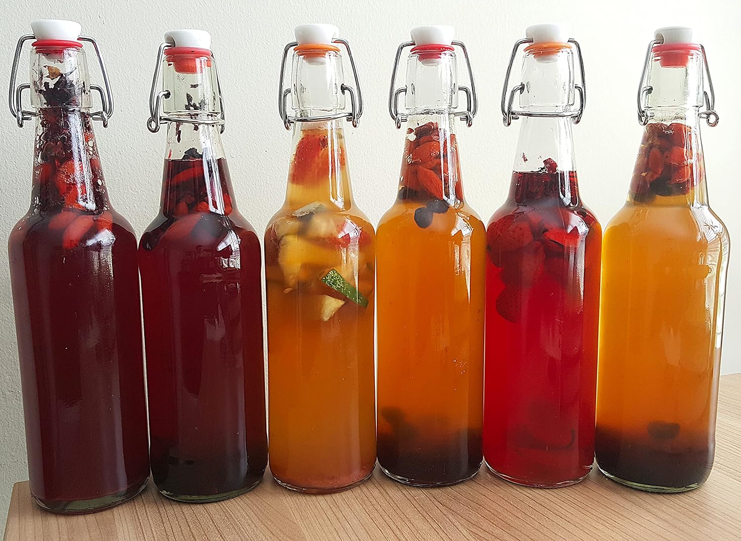 Deluxe Kombucha Starter Kit with Kombucha SCOBY & Starter Tea, Full Kombucha Kit + 6 Bottles (Clear) - image from Amazon 5