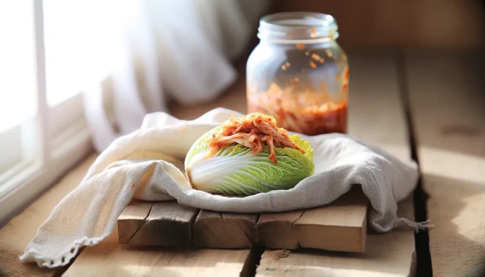 Classic Napa Cabbage Kimchi (Baechu Kimchi) - full