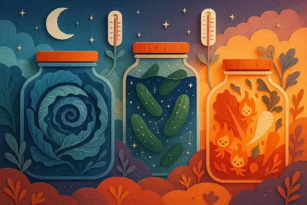 Fermentation Temperature Guide: The Complete Guide to Perfect Vegetable Ferments Every Time