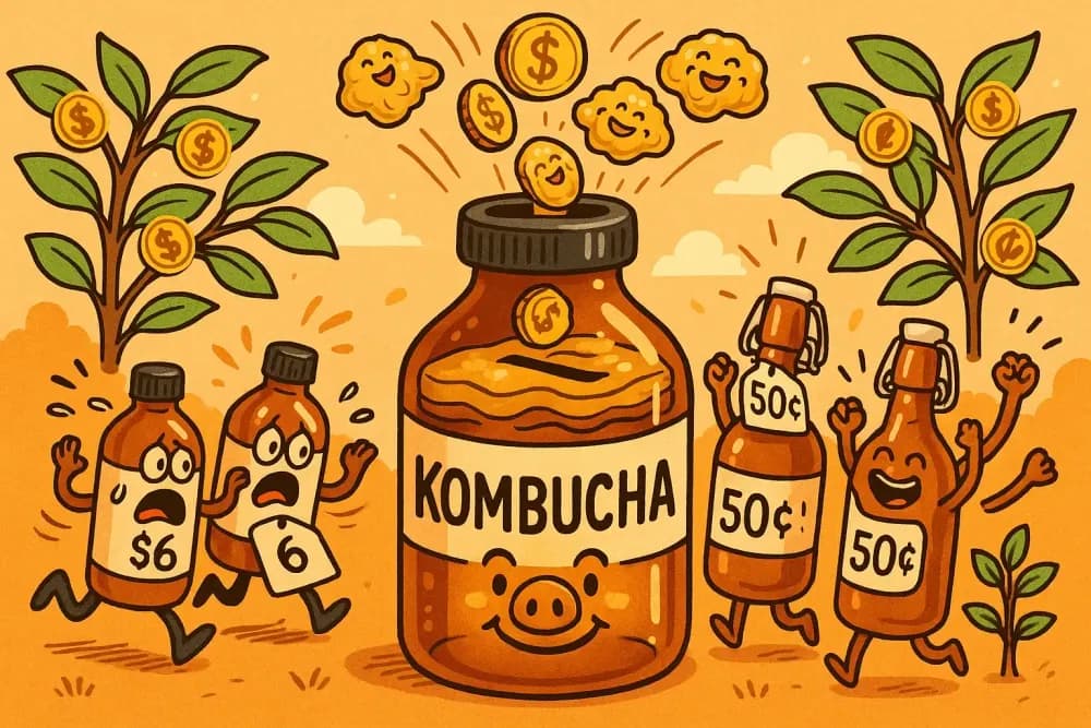 Homemade Kombucha: Brew Your Own Probiotic Elixir