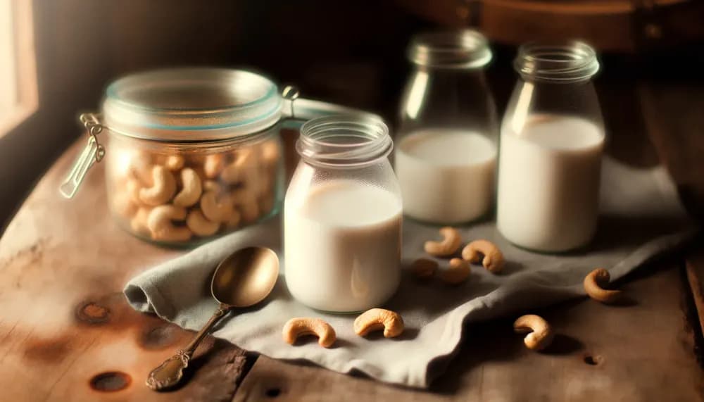 Fermented Cashew Milk (Dairy-Free Probiotic Drink) - full