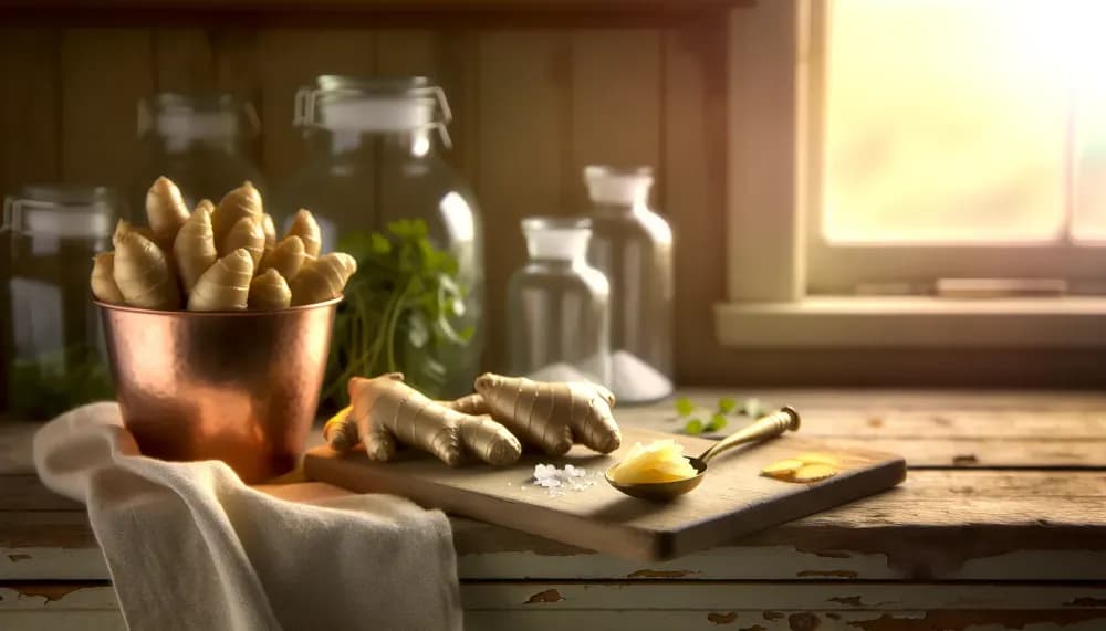 Homemade Gari (Japanese Pickled Sushi Ginger) - full