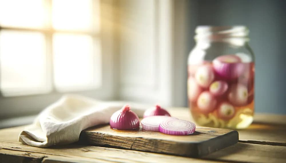 Perfect Pickled Onions (Fermented in Salt Brine) - full